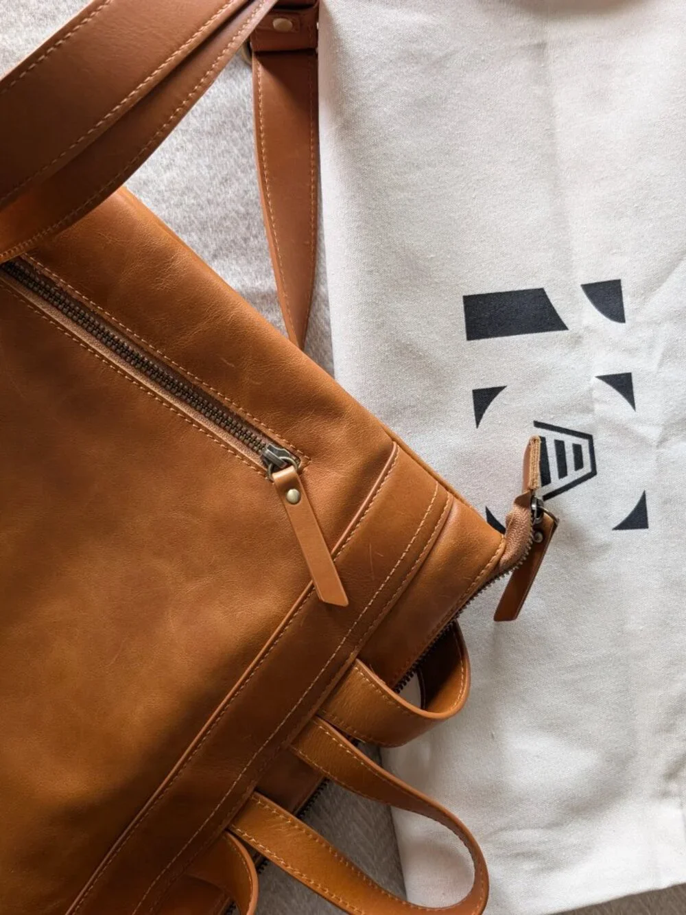 Andar Addison Full Grain Leather Backpack